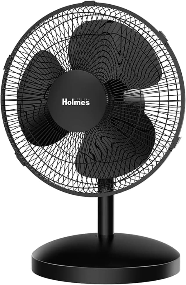 Classic antique fan with brass blades